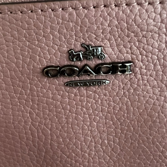 Coach Purse, pebble leather , dusty rose colored - Picture 3 of 4